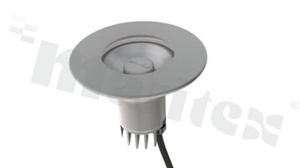 Oprawa Refled, 20W, kąt świecenia 55 stopni, zasilanie 230V AC, barwa neutralna 4000 K, front okrągły ze stali nierdzewnej 316L, korpus z aluminium
