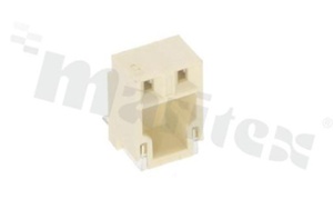 Female LED socket; Number of pins: 2; load capacity 1A; voltage 125V; works with CLEDLAM02