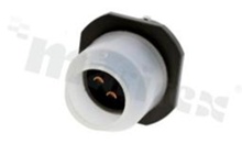 Gniazdo PT01P-12-4P, złącze okrągłe, do montażu na kablu, seria PT, 4 piny, gniazdo lutowane, montaż bagnetowy, układ 12-4