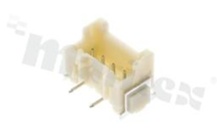 Header for PCB; pitch 2.50mm; 4-contacts; SMD; male; top entry; 250V/3A