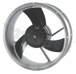 Wentylator; AC; 115V; 254x254x89mm; 670/615CFM; 2300/2250RPM; 56dB.