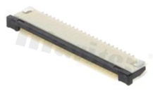Złącze ZIF do PCB; w rastrze 1.00mm; 24-stykowe; montaż: SMD; poziome; dolny kontakt