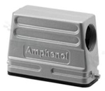 Heavy-Mate A series; hood side entry; low profile; size: A16; thread: M20; operating temperature -40°C to 100°C; IP65