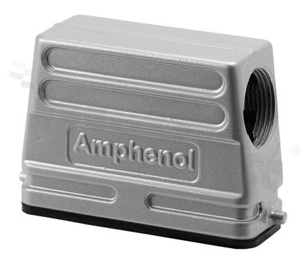 Heavy-Mate A series; hood side entry; low profile; size: A16; thread: M20; operating temperature -40°C to 100°C; IP65