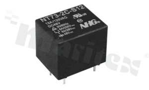 Electromagnetic relay; contact rating current 10A; coil voltage 24VDC; changeover contact (1C); 10A/28VDC; 10A/125VAC