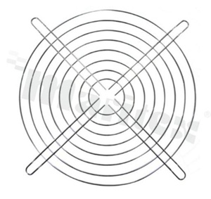 Osłona wentylatora; 155x155mm; metal.