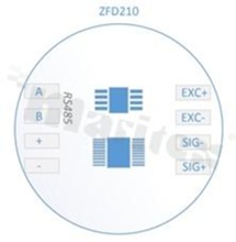 Digital module for load cells, Voltage: 6-12VDC, Serial port communication: RS485 (Modbus RTU, ASCII), PCB