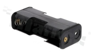 2xAA Battery holder; with prong snap