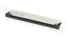 ZIF connector for FFC/FPC; pitch 0.50mm; 40-contacts; SMD; side entry; upper contacts