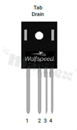 Tranzystor N-MOSFET SiC; unipolarny; 1200V; 75mOhm; 32A; 145W; -40+175 st.C; THT; TO-247-4LP