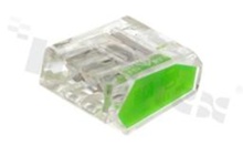 Installation quick splice; 3-way; spring clamp; wire cross section 0.5-2.5mm2;