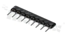 Resistor network; RA8x1K; 1/8W; 5%