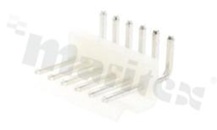 Złącze Kablowe do PCB; w rastrze 3.96mm; 6-stykowe; montaż THT; męskie; poziome; 250V/7A