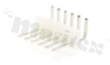 Złącze Kablowe do PCB; w rastrze 3.96mm; 6-stykowe; montaż THT; męskie; poziome; 250V/7A