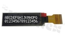 Wyświetlacz LCM OLED; LCD alfanumeryczny; 2.06"; 16x2 znaków; kolor świecenia biały; obszar aktywny 51.175×10.78 mm; SPI; I2C; FFC do złącza ZIF; 30 pinów