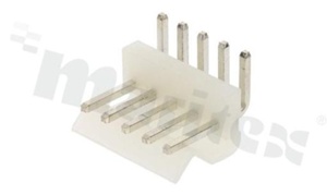 Złącze Kablowe do PCB; w rastrze 3.96mm; 5-stykowe; montaż THT; męskie; poziome; 250V/7A