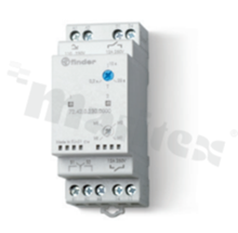 Special relay for alternating loads; 2 independent make output (SPST-NO) 12A; 2 active relays 24VDC/24VAC; coils power 1.1W/1.7VA; 12A/250VAC; screw terminals; DIN-Rail