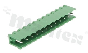 Listwa zaciskowa rozłączalna; w rastrze 5.08mm; 12-torowa; męska; pionowa; otwarta; UL 300V/16A; TUV:320V/20A