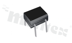 Mostek Prostowniczy; 1000V; 1A; -55+150 st.C; THT; MBM(4.6X3.6X2.5MM)