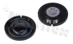 Głośnik 34mm; 16 Ohm; 0.2W; 250Hz-12kHz; Membrana: mylarowa; Wys: 4.6mm