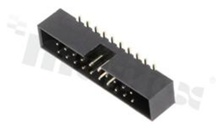 Złącze do PCB; w rastrze 2.00mm; 20-stykowe; montaż: SMD; męskie; proste