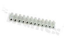 Listwa zaciskowa gwintowana; 12-torowa; 24 zaciskowa; z podkładką; żeńska; na przewód 2,5-6mm2; mosiężna; transparentna; 450V/41A