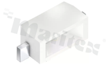 LED; SMD angled; 2014; green 570-575nm; 45-112mcd20mA; water clear lens; 120 degree; Osram