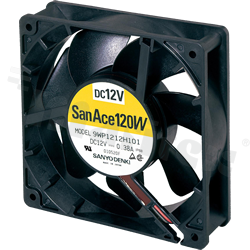Fan; splash-proof; DC; 24VDC; 120x120x38mm; 2.1m3/min; 32.0dB; IP68.
