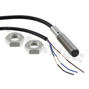 Proximity sensor; inductive; material: stainless steel; length: 42mm; thread: M8; shielded; sensing distance: 2mm; power supply: 10-30V DC; NPN-NO; cable: 2m