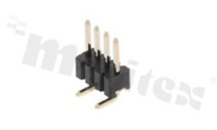 Listwa stykowa do PCB; w rastrze 1,27mm;  1x4 styków; montaż SMT; męska; pionowa; jednorzędowa; 5.0X3.7X0.8