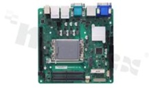 Komputer jednopłytkowy MINI-ITX; LGA1700; RAM: do 64GB; SATA; 4xCOM; 7xUSB; 2xLAN; LVDS; DP; HDMI; VGA; 8xDIO; Audio; PCIe x16; M.2 Key B; M.2 Key E; MiniPCIe; temp. pracy: 0+60C; zasilanie: ATX