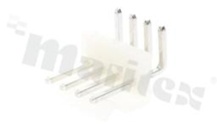 Złącze Kablowe do PCB; w rastrze 3.96mm; 4-stykowe; montaż THT; męskie; poziome; 250V/7A