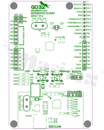 Zestaw Startowy GD32E232K8Q7; ARM Cortex-M23; USB mini; RESET KEY; BOOT; WAKEUP KEY; LED; GD-Link; Arduino