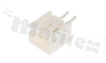 Złącze kablowe do PCB; w rastrze 2.00mm; 2-stykowe; montaż: THT; męskie; pionowe; nózki krępowane, 100V/2A