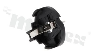 Battery holder; contact: brass