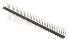 Pin Header; pitch 2.54mm; 1x40 pins; assembly: THT; male; straight; single row