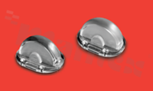 Gasket for LEDLINK Lens; Dimensions: 55x40mm; Height: 28.05mm; material: silicone; Fastening: screw