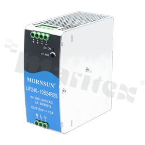 Power supply; DIN; 240W; 24V; 10A; 85-264VAC; 120-370VDC