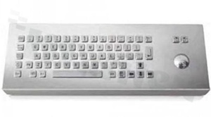Industrial Keyboard; IP65; 66keys; trackball; USB; desktop; 412mm x 124mm