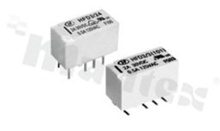 Electromagnetic relay; contact rating current 2A; 2 bistable coils; coil voltage 24VDC; 2 changeover contact (2C); coil power 200mW; 2A/30VDC; 0;5A/125 AC/version SMT