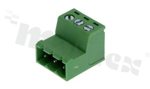 Listwa zaciskowa rozłączalna; w rastrze 5.00mm; 3-torowa; męska; na przewód 2.50mm2 (28-12AWG); kierunek wtykania równoległy do osi przewodów; styki z miedzi; mosiężna klatka; UL 300V/15A