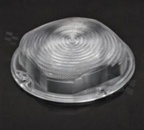 Soczewka do diod LED COB; kąt rozsyłu: 17 do 39 stopni FWHM; ilość diod: 1; rozmiar: okrąg 85mm; wysokość: 23mm; rodzaj materiału: silikon; sposób mocowania: śruby