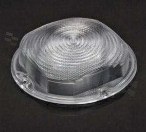 Lens for LED COB; angle: 17 to 39 degrees FWHM; Number of LEDs: 1; Dimensions: round 85mm; Height: 23mm; meterial: silicone; Fastening: screw