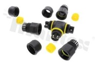 Cable Joiner - T shape; 2 poles; Imax = 20A; 450V; for cable 6.6 - 8.5mm2; IP68