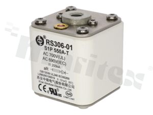 Industrial melting fuse; 690VAC; 550A; aR; size 01; indicator