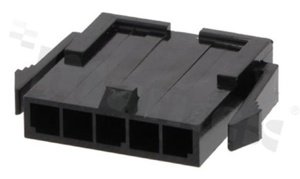 Korpus złącza kablowego; w rastrze 3.00mm; 5-stykowego; męskie; na przewód AWG#20-24; 250V/5A