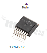 Transistor N-MOSFET SiC; unipolar; 1200V; 32mOhm; 74A; 341W; -55+175 deg.C; SMD; TO-263-7XL