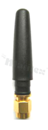Antena; prętowa prosta; ISM; 433MHz; 2.0dBi; VSWR<2.0; liniowa; SMA; fi10.5x43mm; czarny