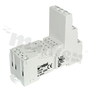 Socket for relay R4. R4N; 14 PIN; 6A; mounting; panel, DIN; 6A/300VAC