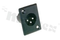 Connector: XLR; ML 3 CONT BLK FINISH